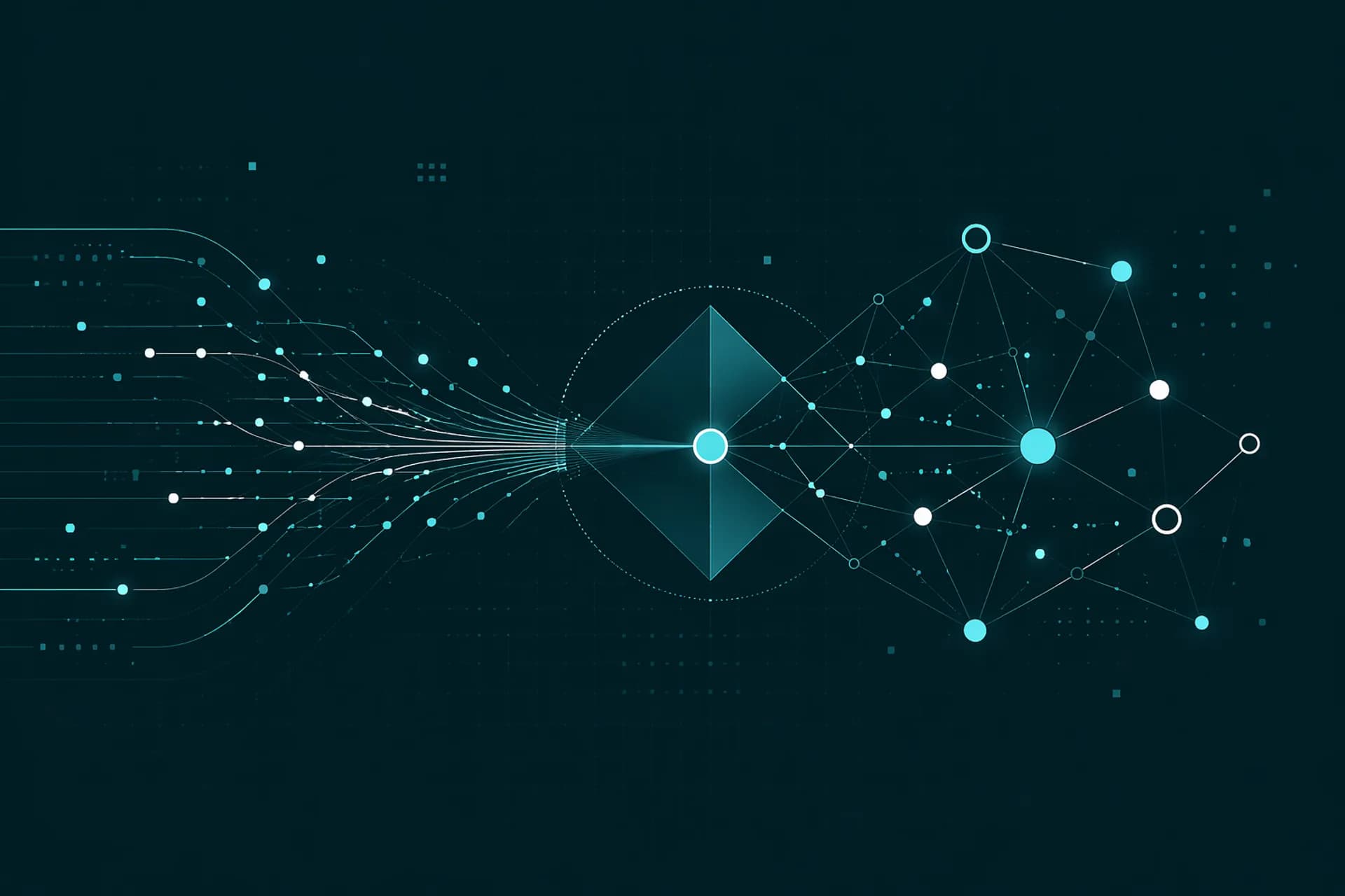 Global skyline with data network — WeAdU homepage hero